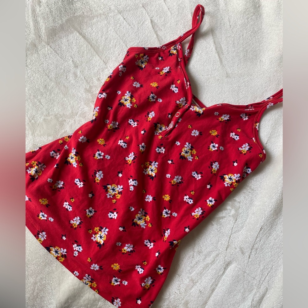 Floral Red Cami